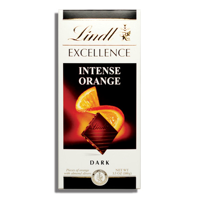 LINDT, EXCELLENCE INTENSE ORANGE DARK CHOCOLATE